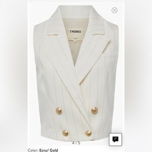 Lagence pin stripe vest